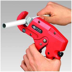 Coupe-tuyaux Knipex pour conduites en plastique pour travaux d'installation électrique - Product Image 2