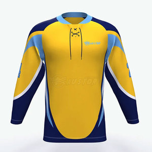 Nouveau design Maillot de hockey sur glace pour jeunes Maillot de hockey sur glace uni de style populaire de meilleure qualité - Product Image 1