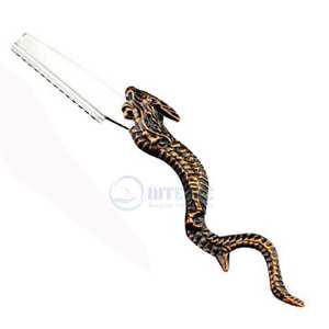 Maquinilla de afeitar profesional de acero inoxidable de alta calidad, instrumento de belleza, herramienta de aseo Premium para salón y logotipo personalizado - Product Image 2