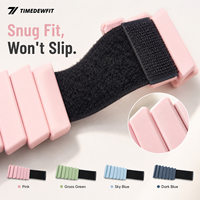 Bracelets lestés en fer avec logo personnalisé, poids unisexes en silicone pour poignets et chevilles 1 lb 2 lb, réglables, écologiques, prix de gros