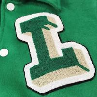 Chaqueta Varsity de Lana 100% Ecológica, Transpirable, de Doble Botonadura, para Hombre, Tallas Grandes, Estilo Urbano, Invierno, Personalizable, Alta Calidad OEM