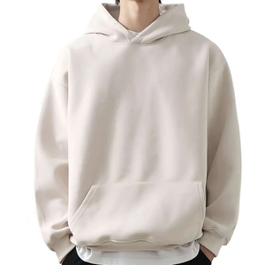 Sweat-shirt à capuche en tricot imperméable surdimensionné pour homme Coupe ample Coupe-vent avec logo Style de survêtement écologique - Product Image 4