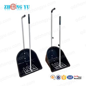 马厩用稳定伴侣新型塑料和金属粪便收集器粪便勺和叉子 - Product Image 6