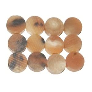 Botones de Cuerno de Buey Auténticos, Naturales, Negros Claros/Oscuros, Ecológicos, Hechos a Mano, de Primera Calidad - Product Image 6