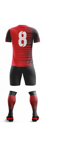 Kit de maillot de football Maillot de football confortable Maillot de football de haute qualité 100% Polyester Club Ensembles d'uniformes de football - Product Image 2