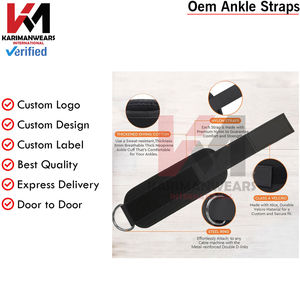 Sangle de cheville pour femmes de qualité supérieure pour machines à câbles et bandes de résistance, accessoire durable pour la salle de sport et l'entraînement à domicile - Product Image 5