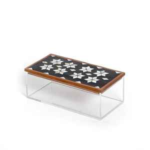 Caja de Regalo Especial para Celebraciones de Ramadán y Eid, Caja de Almacenamiento de Dulces de Acrílico Transparente Premium con Tapa de Madera Pulida - Product Image 6