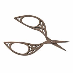 1 paire de ciseaux rétro en acier inoxydable de 4,2 pouces pour la couture et la broderie - Product Image 4