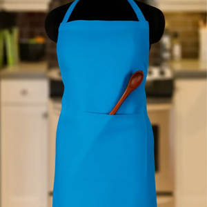 Delantal de cocina de alta calidad 100% algodón estampado personalizado promocional ajustable cocina delantal de cocina - Product Image 5