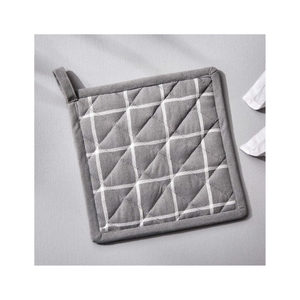 Wholesale Budget 100% Cotton Eco Friendly Quilted Heatproof Custom Logo OEM ODM Kitchen Grip Pad Made In India Pot Holder - Product Image 2