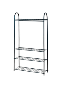 Metal Garment <b>Rack</b>, <b>Clothes</b> <b>Rack</b>, Clothing Organizer, Open Wardrobe, Garment Storage <b>Rack</b>, <b>Clothes</b> Hanger Stand, Metal Closet Or - Product Image 4
