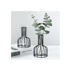 Floreros de suelo de Metal más vendidos para el hogar, boda, restaurante, decoración de Hotel, maceta de suelo para sala de estar para exportación - Product Image 2