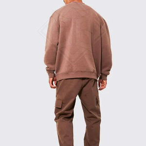 Patrón sólido Casual Calidad Premium Tamaño adulto Sudadera en relieve Secado rápido Ecológico Precio al por mayor para invierno al aire libre - Product Image 4