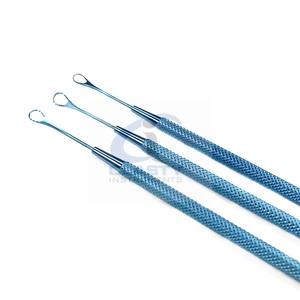 OJO DE ACERO INOXIDABLE ALEMÁN DE GRADO INDUSTRIAL DE LA MEJOR CALIDAD BUCLE INSTRUMENTO QUIRÚRGICO OFTÁLMICO DURADERO OEM PERSONALIZABLE - Product Image 3