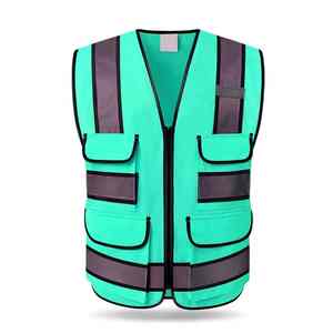 Men's Women's T2 International Comfortable Hi-Vis Vest Breathable High-Visibility <b>Reflective</b> <b>Safety</b> <b>Clothing</b> Customizable Color - Product Image 1
