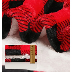 Sweat à capuche en sherpa pour femme, couverture surdimensionnée en tricot polaire, design chaud d'hiver, fabrication personnalisée OEM, vente en gros directe d'usine - Product Image 6