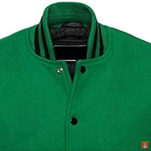 2024 New Arrival Custom Design Men's Varsity Jackets Leather Long Sleeves Plain Casual Winter Wear Baseball Jackets for Men - Product Image 6