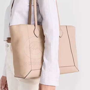 Bolso de mano de cuero tejido marrón de Pakistán, precio barato, bolso de cuero transpirable de alta calidad para mujer - Product Image 2