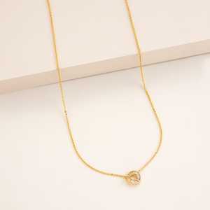 92.5 <b>Silver</b> Necklace with Geometric Pattern 14K Gold Inlay Channel Setting Figaro Rope <b>Box</b> Snake <b>Chains</b> Religious Style for Gift - Product Image 2