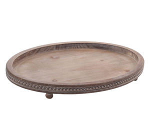Handmade <b>White</b> Wash Mango <b>Wood</b> <b>Tray</b> Hand Carved Decorative Serving <b>Tray</b> for Hotel & Restaurant Wholesale Supply - Product Image 6