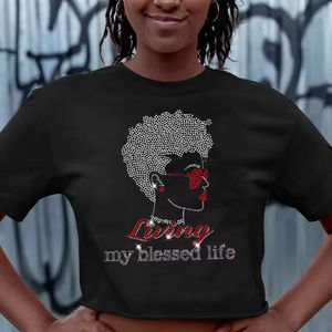 Women glamorous rhinestone sequin t shirts <b>sparkly</b> shiny bling crystal decorated <b>tops</b> stylish <b>evening</b> wear - Product Image 6