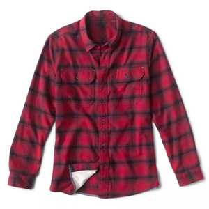 Chemise en flanelle de coton en vrac pour hommes à manches longues bouton décontracté à carreaux vêtements de travail durables d'extérieur OEM Logo personnalisé - Product Image 6