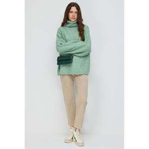 Knitted <b>Sweater</b> with Button Detail on Sleeves - Product Image 4