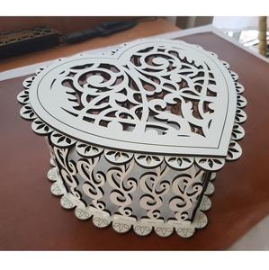 Laser Cut Wood Square Cheese Slice Gift <b>Box</b> Novelty Plywood Assembly Container Mouse Engraving Custom Wood Jewelry <b>Box</b> - Product Image 3