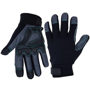 Custom Logo Construction Synthetic <b>Leather</b> Palm Tactical Working Assembly Hand Protection <b>Tool</b> Safety Assembly Gloves for <b>Work</b> - Product Image 1
