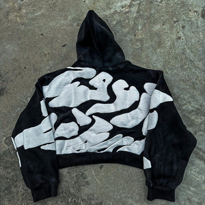 <b>Men's</b> Women's XL Size 100% Cotton Casual <b>Hoodies</b> Dye Sublimation Heat Transfer Logo Winter Youth Hooded Sweatshirt Customizable - Product Image 3