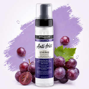 StyleJiang Mousse Fixante Anti-Frisottis 244ml Pour Boucles, Ondulations et Spirales Hydratante et Brillante - Product Image 1