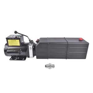 3.7 Gal 14 Quart Hydraulic Power Unit 3HP 220V 2950 PSI 2880 RPM Car Lift Pump for 2 Post Lifts (Single Acting) Brand New - Product Image 3