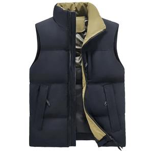 Veste matelassée en toile légère personnalisée pour hommes Vestes d'hiver chaudes d'extérieur à capuche compressibles résistantes à l'eau - Product Image 5