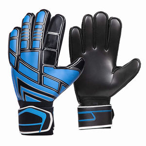 Gants de football d'équipe en cuir GAA de haute qualité avec poignées personnalisées antidérapantes et sangle de poignet réglable - Product Image 1