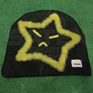 Bonnets unisexes en tricot personnalisé 100% acrylique, logo brodé numérique, circonférence de la tête réglable, haute qualité pour une utilisation en extérieur - Product Image 1