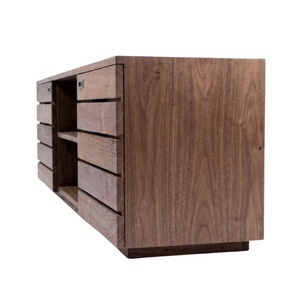Modern Teak Wood <b>TV</b> Table <b>TV</b> Console Minimalist <b>TV</b> <b>Stand</b> <b>TV</b> Cabinet Finished in Natural Wood for Living Room Home Furniture - Product Image 4