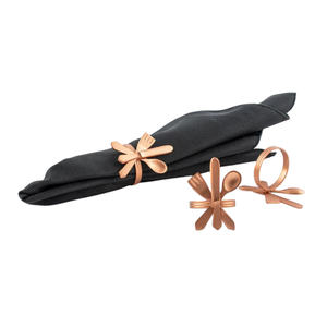 Antique Feuille Design Bronze Maille À La Main Ronds De Serviette Accessoires De Serviette Pour La Maison Hôtel Décor Rond De Serviette Au Prix De Gros - Product Image 6