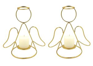 Bougeoir bougeoir en métal pour table à manger, fête de mariage et décoration de maison romantique élégante - Product Image 6