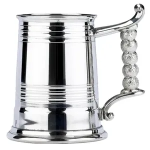 Taza clásica de té y café de acero inoxidable de doble pared, suministros de artículos para Bar de Metal grandes de alta calidad para fiestas - Product Image 5