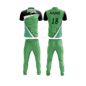 Uniforme deportivo para hombre, pantalón de cricket y top de manga corta, uniforme de cricket transpirable para hombre, fabricado en Pakistán - Product Image 2