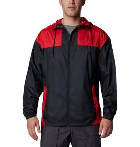 Chaqueta Cortavientos con Capucha para Hombre, Estilo Urbano, con Estampado Reflectante, Transpirable, Impermeable, para Correr - Product Image 1