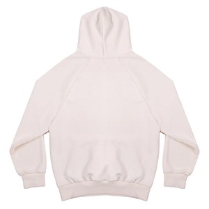Sweat à capuche unisexe surdimensionné avec perles Pull en tissu éponge français-Sweat uni de qualité supérieure avec poche kangourou - Product Image 2