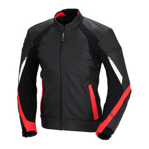 Vestes de moto en cuir véritable pour hommes 2023 veste de moto en cuir véritable personnalisé avec étiquette privée - Product Image 3