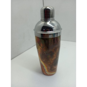 Coctelera personalizable transparente Vintage de 350ml, vaso de Metal ecológico duradero, tapa de acero inoxidable para el hogar - Product Image 3