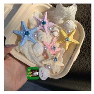 NATURAL SHELL COLLECTION SEASHELL HAIR CLIP ACCESORIO HECHO A MANO PARA MUJER LOOK VACACIONES DE VERANO - Product Image 4