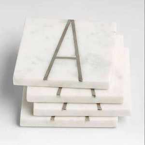 Sous-verres en os incrustés faits à la main en Inde de haute qualité, style classique personnalisé, directement de l'artisan - Product Image 3