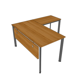 Modern Oval Bamboo L-Shaped <b>Computer</b> <b>Desk</b> 140x150cm BFOB009 - Product Image 5