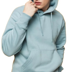 Sweat à capuche sport pour homme en coton 100% de qualité supérieure, logo personnalisé brodé, tissu polaire écologique pour l'hiver 2026 - Product Image 2