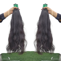 Extensiones de Cabello Humano Virgen Remy Natural de Indonesia de Primera Calidad, Sin Enredos, Alineadas con la Cutícula, Lisas, de 8 a 30 Pulgadas