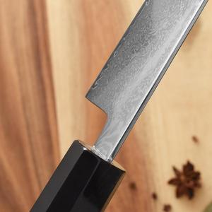 Couteau de chef en acier Damas personnalisé en gros avec lame super tranchante lame haute fixation pour une utilisation en cuisine Service OEM ODM - Product Image 4